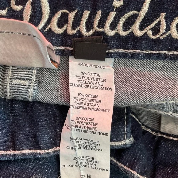 Harley Davidson Womens Angel Wings, blingy, Bootcut Jeans - EUC - Picture 8 of 12